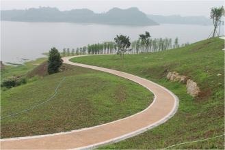 重庆长寿湖压模地坪